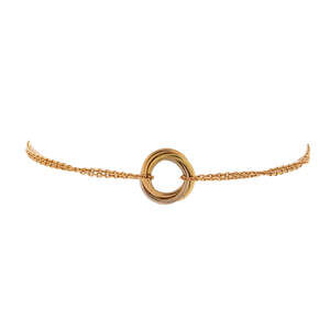 Cartier Trinity Chain Bracelet 18K Tricolor Gold